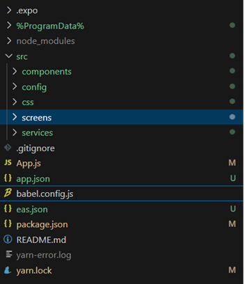 Making Login logout dashboard screen in React Native